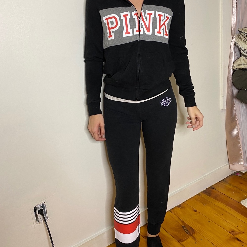 Pink sweat suit set